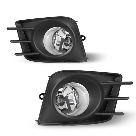 Winjet Fog Lights - Clear - Wiring Kit Included CFWJ-0300-C